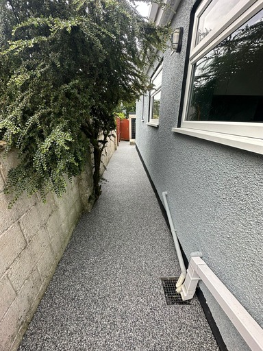 Resin Bound Garden Footpath installed in Penygroes Ammanford by Swansea Valley Resin Drives